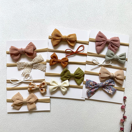 Set de 5 Diademas con Moños para Bebé - Image 16
