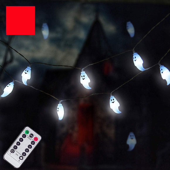 Guirnalda de Luces LED Fantasmas para Halloween