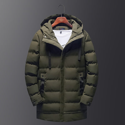 Chaqueta Acolchada de Plumas para Hombre - Corte Medio - Image 9