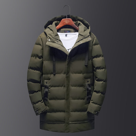 Chaqueta Acolchada de Plumas para Hombre - Corte Medio - Image 9