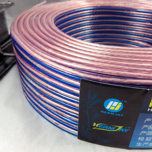 Cable de Altavoz de Audio 300 Core Azul y Blanco - Conexión Premium - Image 3
