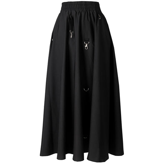 Falda Midi Negra Elegante Ajustada Clásica - Image 12