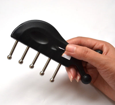 Champú Masajeador Gua Sha sin Marcas - Peine de Cinco Uñas para Masaje Capilar - Image 3