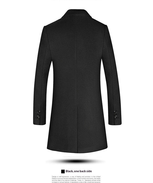 Abrigo Minimalista Slim Fit para Hombre - Image 13