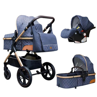 Carrito Multifuncional Plegable para Bebé - Ligero y Versátil - Image 4
