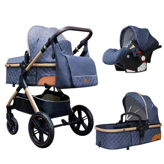 Carrito Multifuncional Plegable para Bebé - Ligero y Versátil - Image 4