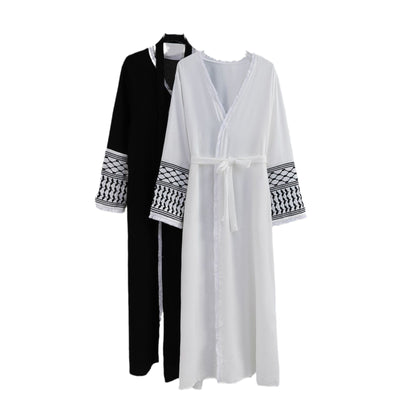 Cardigan Elegante con Bordados para Vestido Musulmán Mujer - Image 5