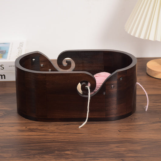 Organizador Ovalado de Madera Maciza Estilo Retro - Image 13