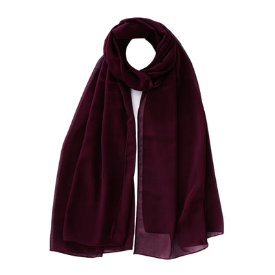 Pañuelo Burbuja de Gasa Perla en Colores Puros para Mujer - Image 7