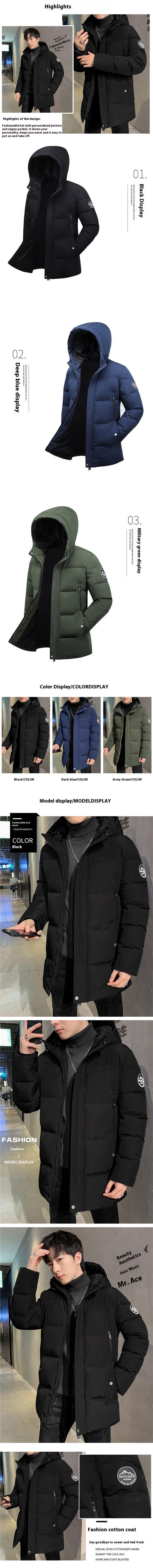 Chaqueta de Invierno Acolchada para Hombre - Image 11