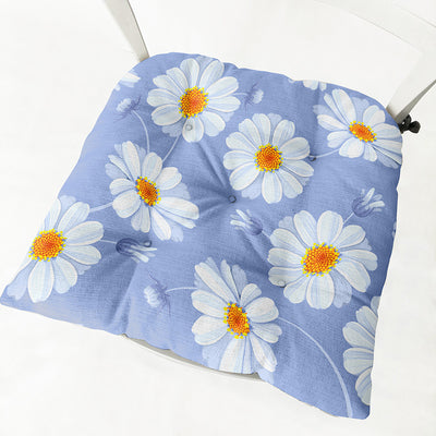 Cojín Grueso de Algodón y Lino para Silla Daisy - Image 10