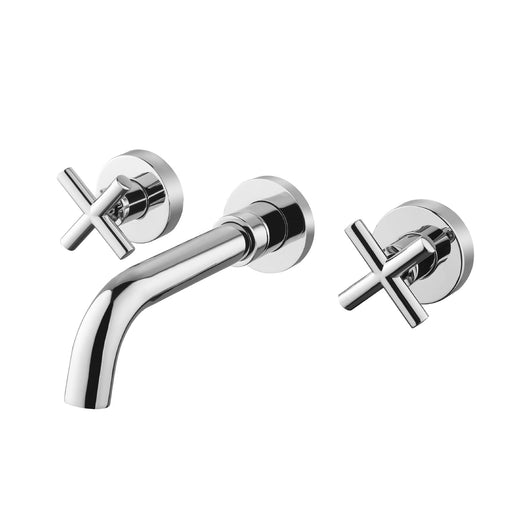 Grifo de Lavabo Doble Manija Empotrado en Cobre - Image 8