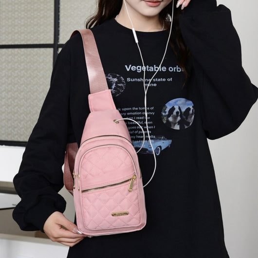 Bolsa Deportiva Cruzada para Mujer - Pecho Compacto