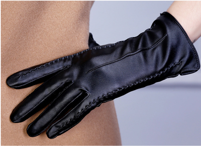 Guantes de Cuero Grueso para Mujer - Cálidos y Elegantes - Image 16