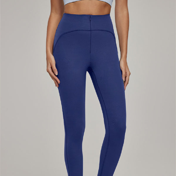 Pantalones Deportivos Levanta Cadera Cintura Alta Sin Costuras