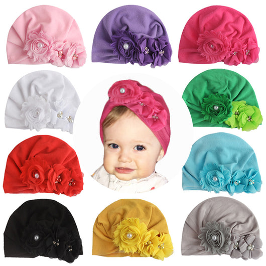 Gorra Infantil de Algodón con Diseño de Flores - Protección Solar - Image 10