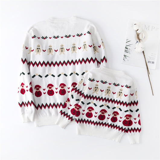 Suéter Familiar Año Nuevo Mamá e Hija - Tejido Coordinado - Image 11