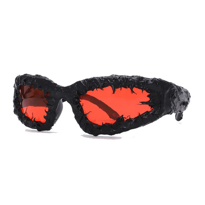 Gafas de Sol Cat Eye Punk con Estilo Unisex - Protección UV y Personalidad - Image 10