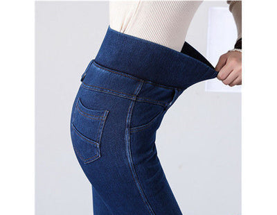 Jeggings Térmicos Vaqueros Cintura Alta Elásticos para Mujer - Image 11