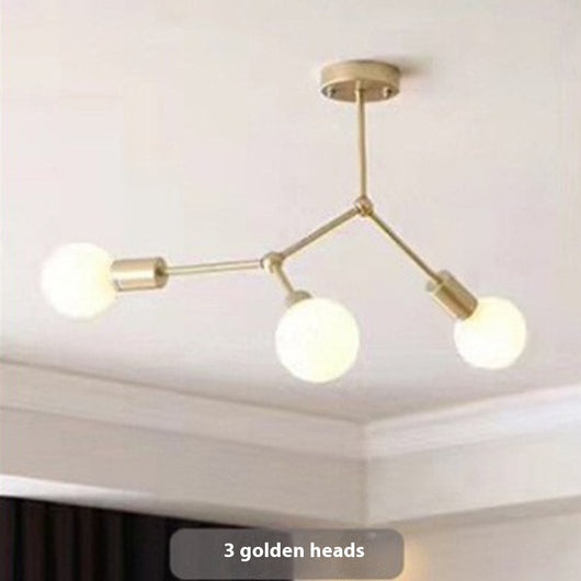 Lámpara de Techo Minimalista de Hierro para Dormitorio y Sala - Image 16