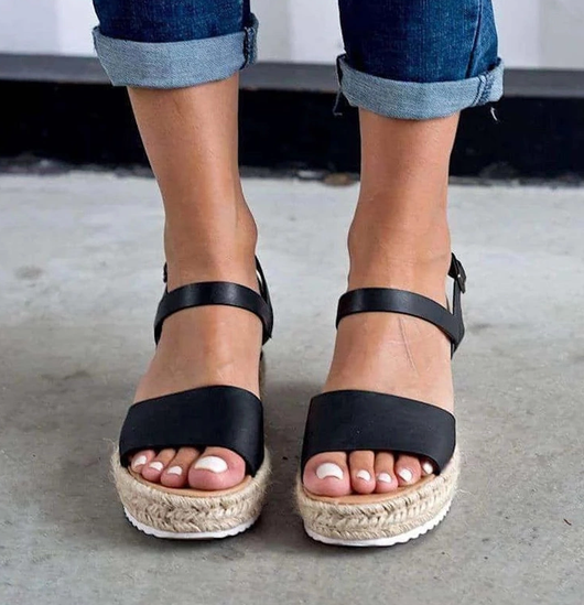 Sandalias de Tacón con Suela de Cáñamo - Image 16