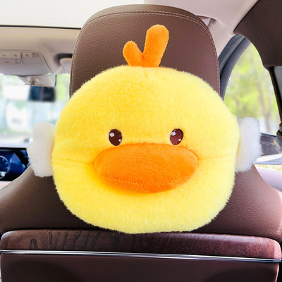 Organizador de Asiento para Auto con Dispensador de Pañuelos y Diseño Peluche - Image 8