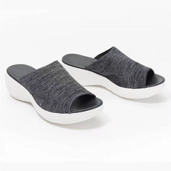 Pantuflas Femeninas Respirable con Malla y Suela Plana - Image 3
