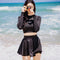 Blusa de Manga Larga con Protección Solar y Fruncido en Pecho