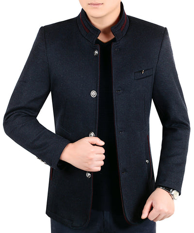 Chaqueta de Lana Premium para Hombre - Estilo Ejecutivo Otoño Invierno - Image 8