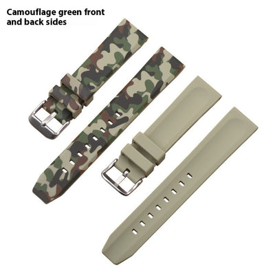 Correa de Silicona Camuflaje con Hebilla Plana Universal - Image 10