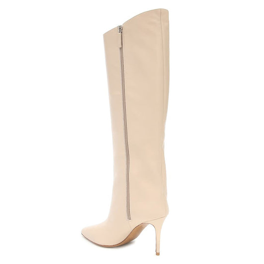 Botas Stiletto Hasta la Rodilla con Punta Afilada y Cierre Interno - Image 6