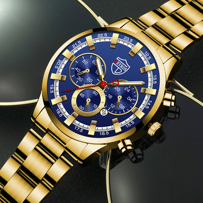 Reloj de Cuarzo Luminoso para Hombre - Elegancia Empresarial - Image 39