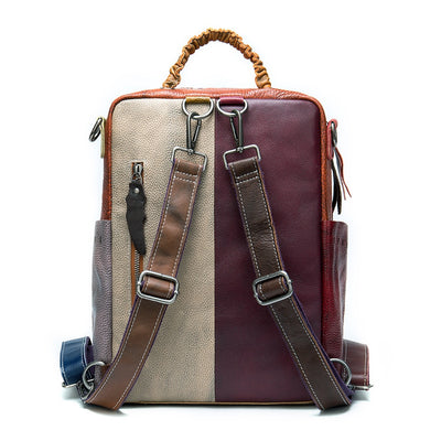 Mochila Étnica Patchwork Multicolor para Hombre - Image 4