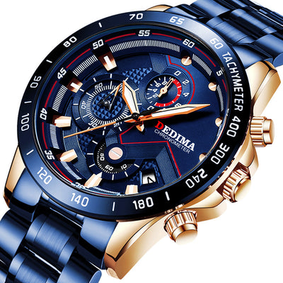 Reloj Deportivo Acero Inoxidable Resistente al Agua con Luz Nocturna - Image 5