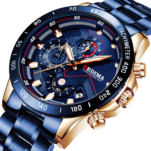 Reloj Deportivo Acero Inoxidable Resistente al Agua con Luz Nocturna - Image 5