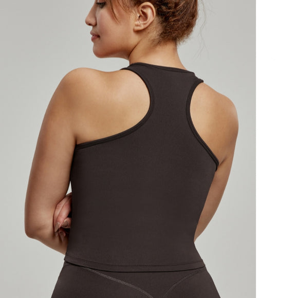 Top Deportivo Push-up Tallas Grandes con Espalda Descubierta y Control Abdominal