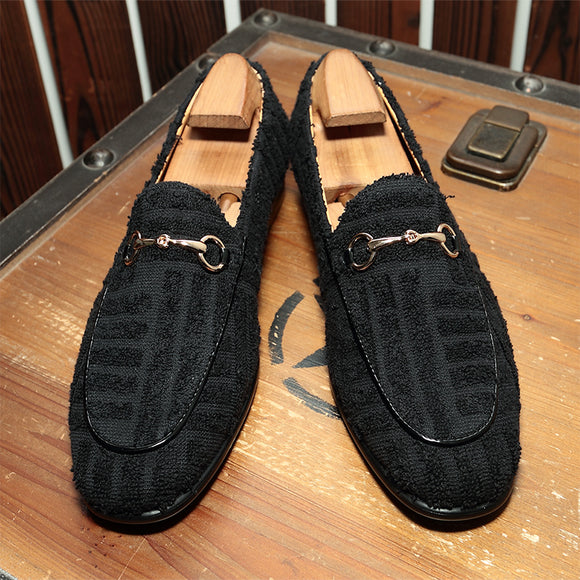 Mocasines Personalizados Verde Trendy para Hombre - Calzado Slip-on