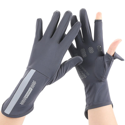 Guantes Protectores de Seda Helada con Filtro Solar - Transpirables y Elásticos - Image 16