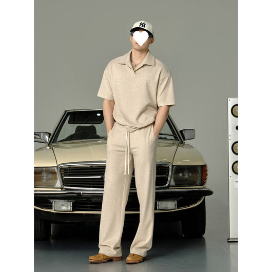 Conjunto Casual Hombre: Camiseta Polo Manga Corta y Pantalón - Image 3