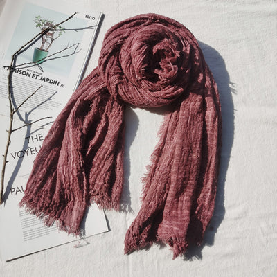 Pañuelo de Algodón Puro Zen para Mujer - Otoño e Invierno - Image 22