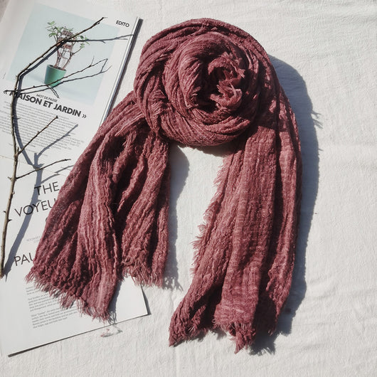 Pañuelo de Algodón Puro Zen para Mujer - Otoño e Invierno - Image 22