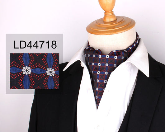 Pañuelo de Seda para Hombre con Estampado Floral - Image 20