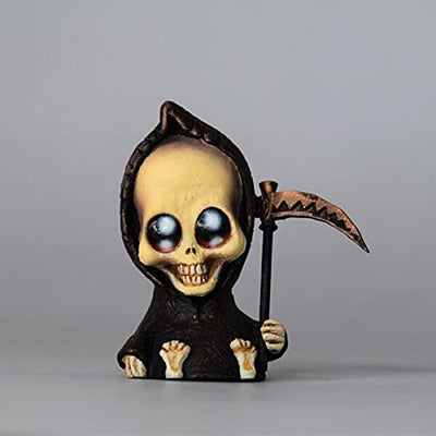 Estatua Bebé Segador Gótico de Resina - Decoración Halloween y Arte Oscuro - Image 9