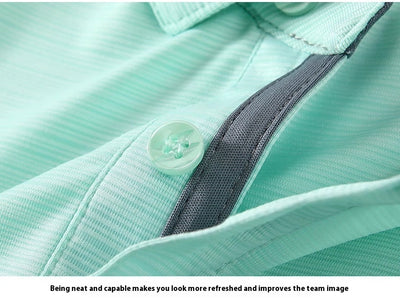 Polo Deportivo de Seda Cristal con Solapa - Secado Rápido para Actividades al Aire Libre - Image 28