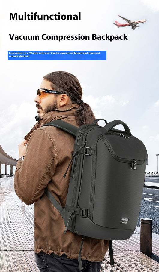 Mochila Multifuncional con Compresión al Vacío para Hombre - Image 24