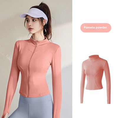 Chaqueta Deportiva Mujer Manga Larga Ajustada para Running, Fitness y Yoga - Image 12