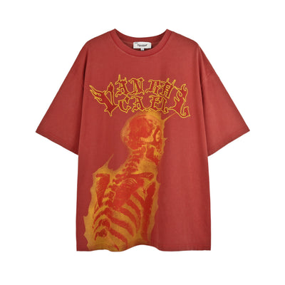 Playera Calavera Urbana Unisex - Diseño Suelto para Pareja - Image 2