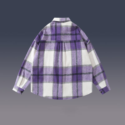 Camisa de Lana a Cuadros para Mujer - Image 10