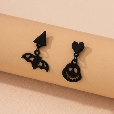 Aretes con Fantasmas, Calaveras y Murciélagos para Halloween - Image 3