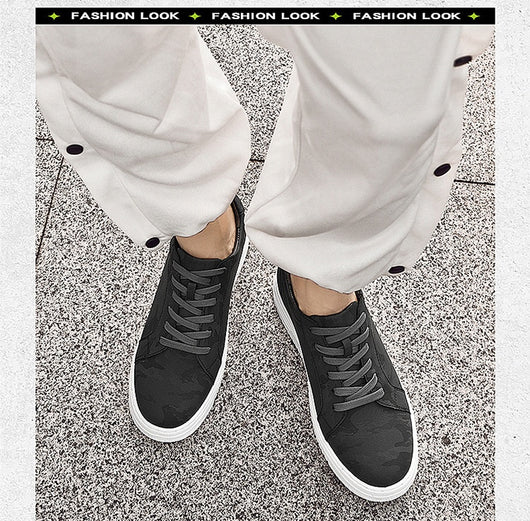 Zapatillas Deportivas Blancas para Hombre con Suela Elevada y Altura Aumentada - Image 34